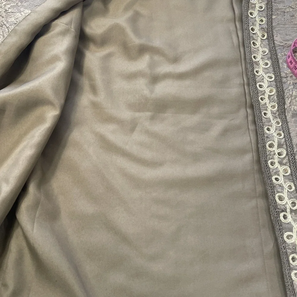 Cold water Creek NWT Women's Embroided Flower Shimmer Jacket Size Large‎